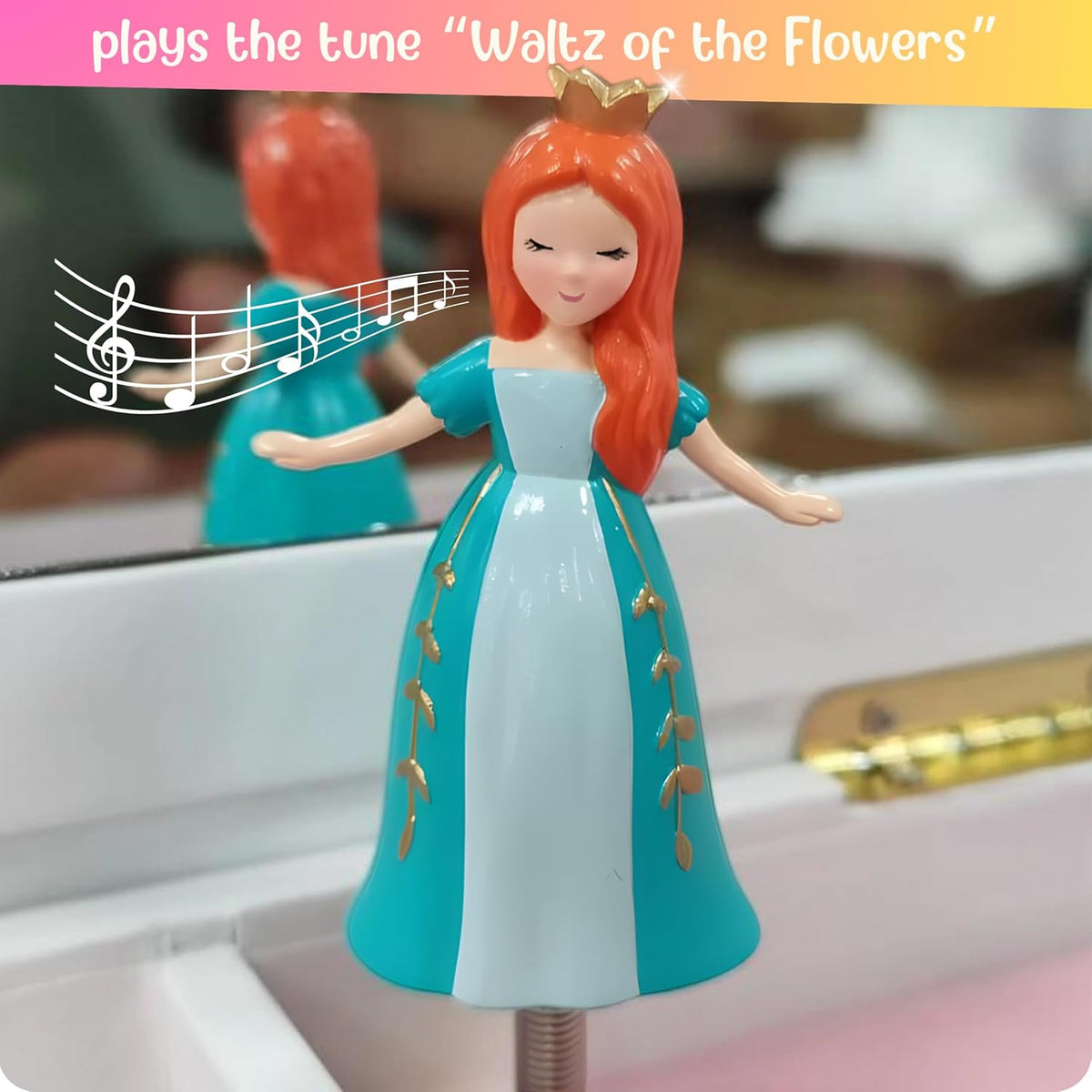 Giggle & Honey® Princess Musical Jewelry Box para Girls