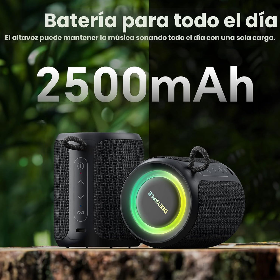 Altavoz Bluetooth inalámbrico, IP67 impermeable y a prueba de polvo...