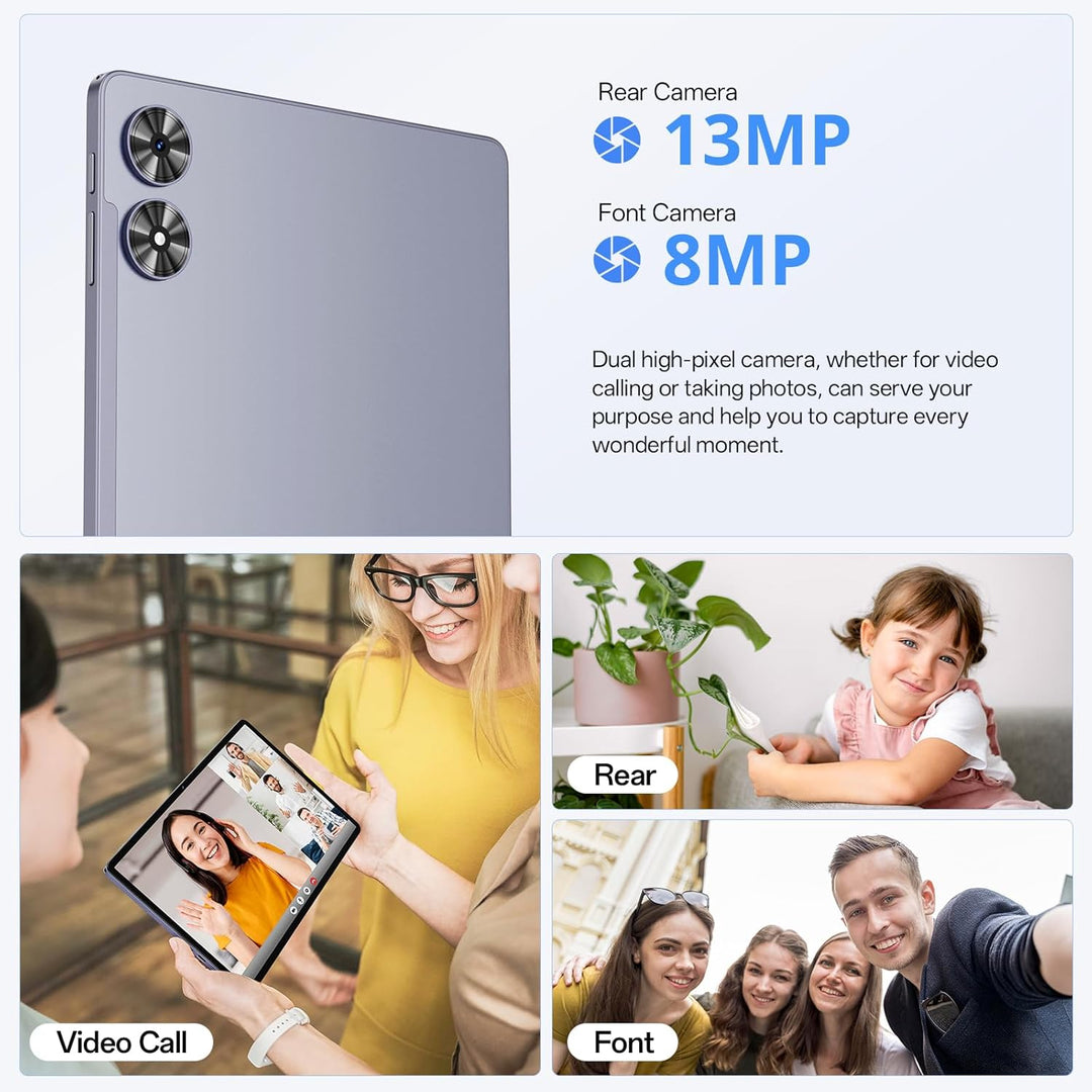 Tableta Android 16 de 2025 con teclado, 20 GB + 128 GB, tableta de...