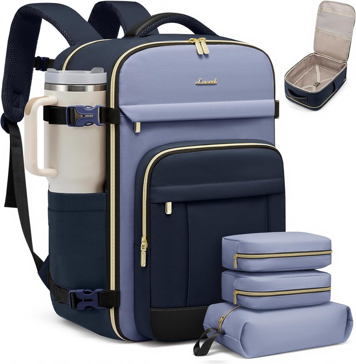 LOVEVOOK Mochila de viaje para mujeres y hombres, mochila de mano y...