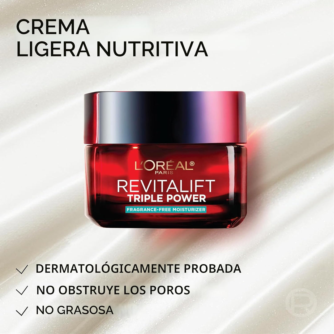L'Oreal Paris Revitalift Triple Power Crema hidratante facial a...
