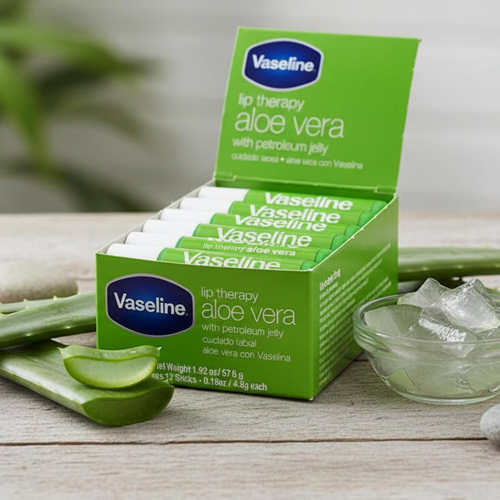 Labio Vaselina Sin Backer Card Aloe - Caja de 12 unidades