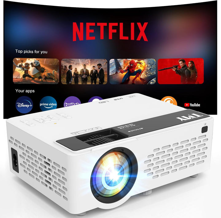 TMY Netflix - Mini proyector de películas con licencia oficial con...