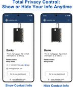 Etiquetas de equipaje inteligentes para parejas: QR-Scan Lost