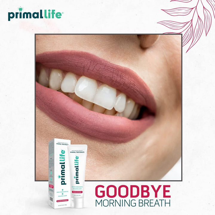 Primal Life Organics Pasta de dientes mineral premium Dirty Mouth,...
