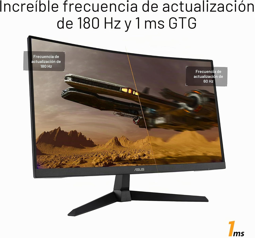 ASUS TUF Gaming Monitor curvo de 27" 1080P (VG27VQ3B) \u2013 Fu...