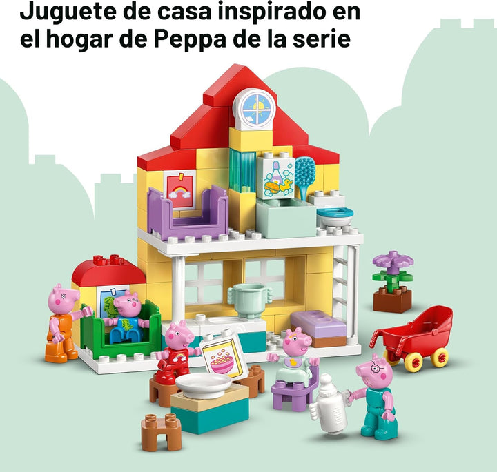 LEGO DUPLO Peppa Pig Family House - Juguete de construcción para ni...