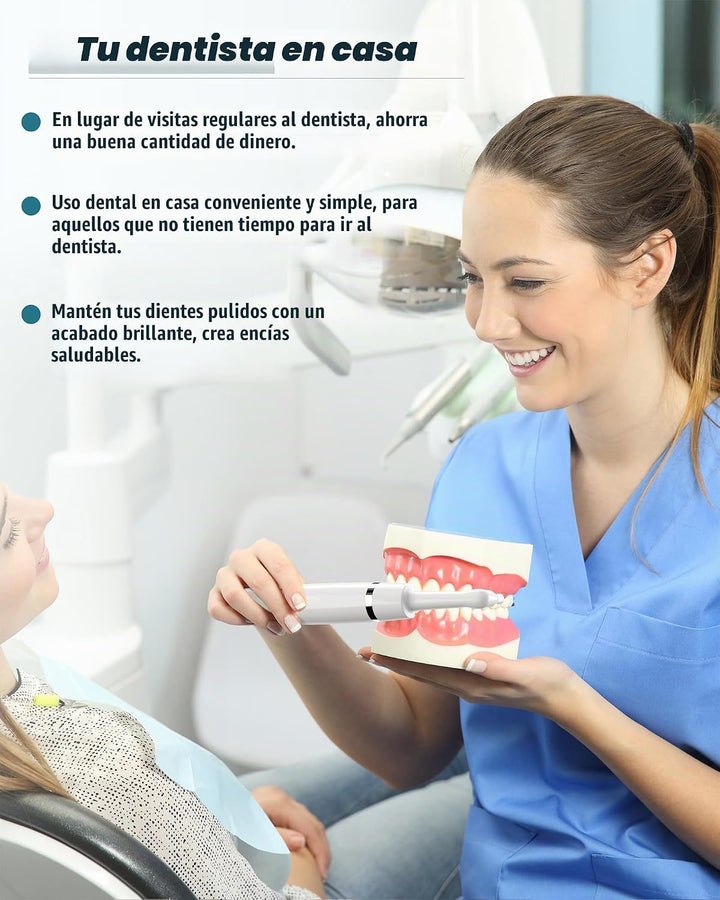 Pulidor de Dientes, Kit Recargable de Blanqueamiento Dental para Li...