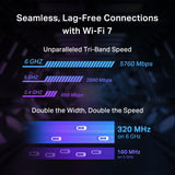 TP-Link Tarjeta WiFi 7 BE9300 PCIe WiFi para PC de escritorio | Tar...
