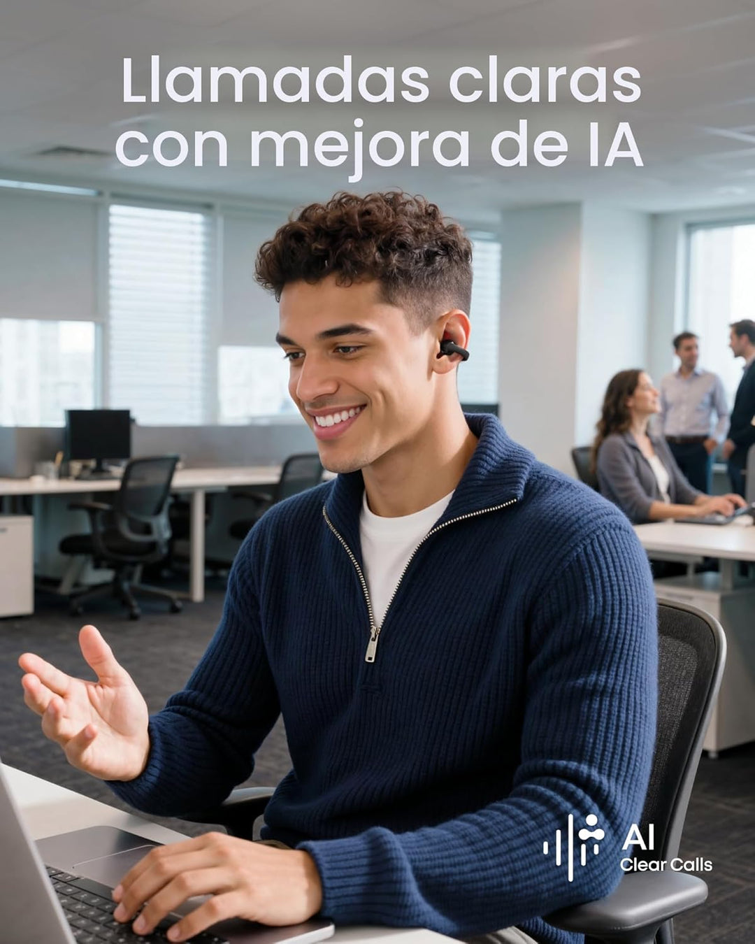 Soundcore C50i de Anker, auriculares de oído abierto, auriculares d...
