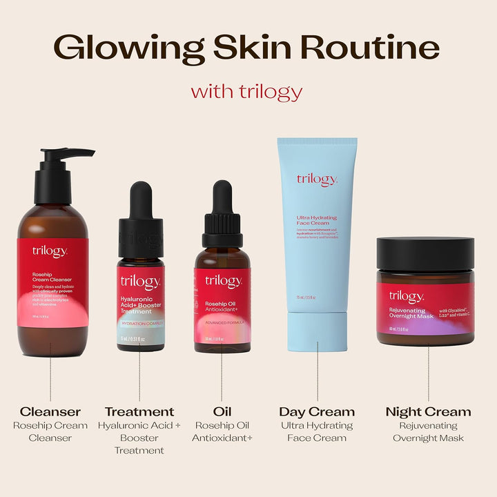 Trilogy Crema facial ultra hidratante, 2.5 onzas líquidas, para pie...