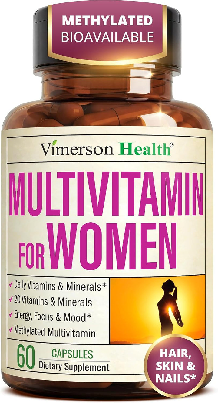 Suplemento multivitamínico para mujer: vitaminas y minerales diario...