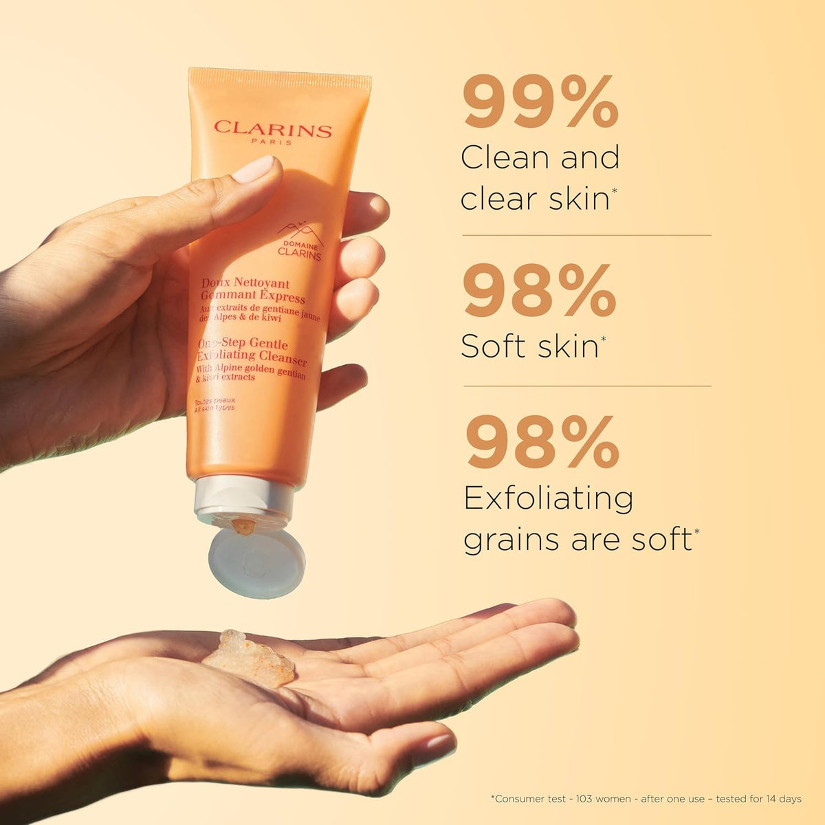 Limpiador exfoliante suave en un solo paso de Clarins | Limpiador,...