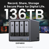 UGREEN NAS DXP4800 NAS de escritorio de 4 bahías, CPU Intel N100 de...