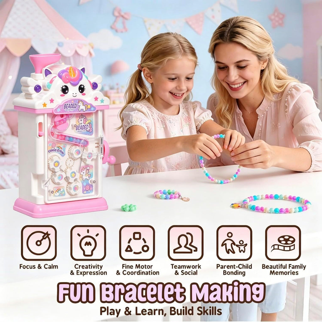 Kit de fabricación de pulseras para niñas de 8 a 12 años, máquina