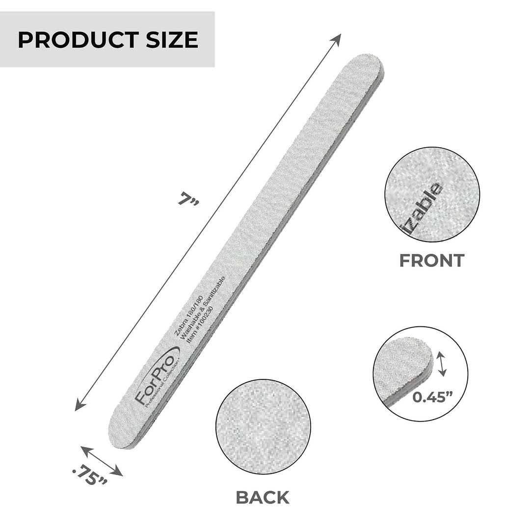 ForPro Professional Collection Zebra - Tabla de espuma, grano 180\/...