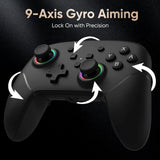 BETMI Wired Pro Controller for Switch 2, C Button, 9-Axis, Hall Eff...