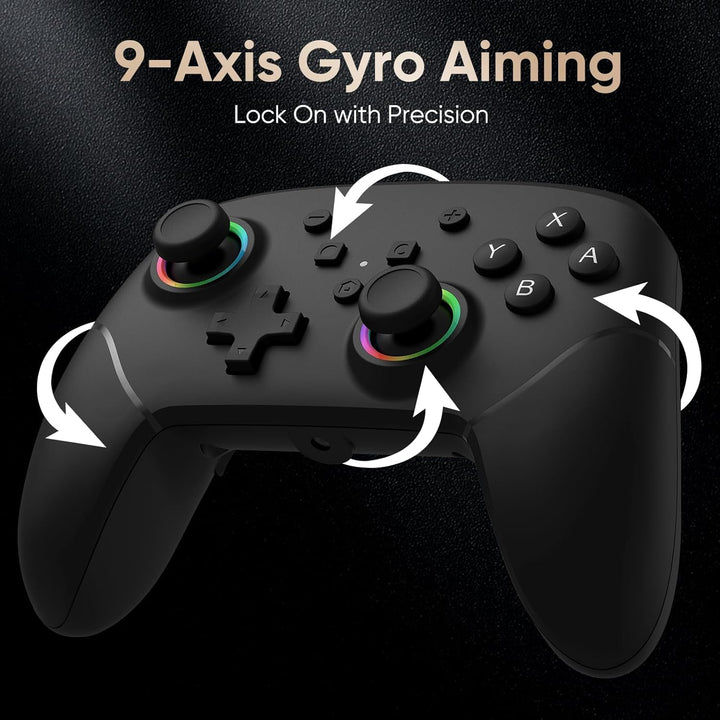 BETMI Wired Pro Controller for Switch 2, C Button, 9-Axis, Hall Eff...