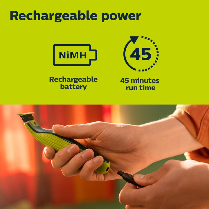 Philips Norelco OneBlade 360 Afeitadora y Cortadora Eléctrica Híbri...