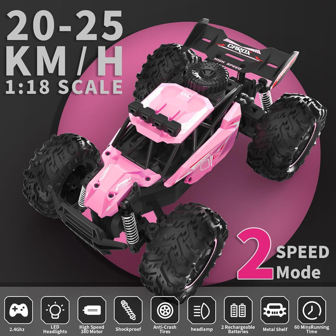 Carox Coche de control remoto, 2.4 GHz 25 KM\/H Coche RC de alta ve...