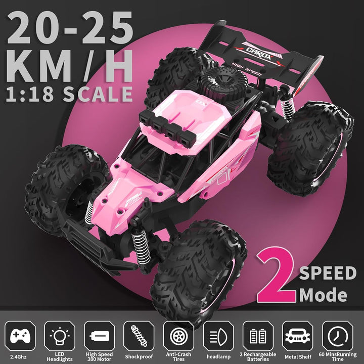 Carox Coche de control remoto, 2.4 GHz 25 KM\/H Coche RC de alta ve...