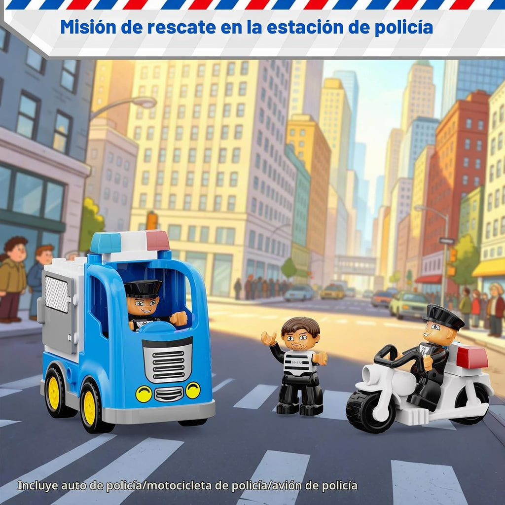Juguete grande de la estación de policía, juguetes grandes
