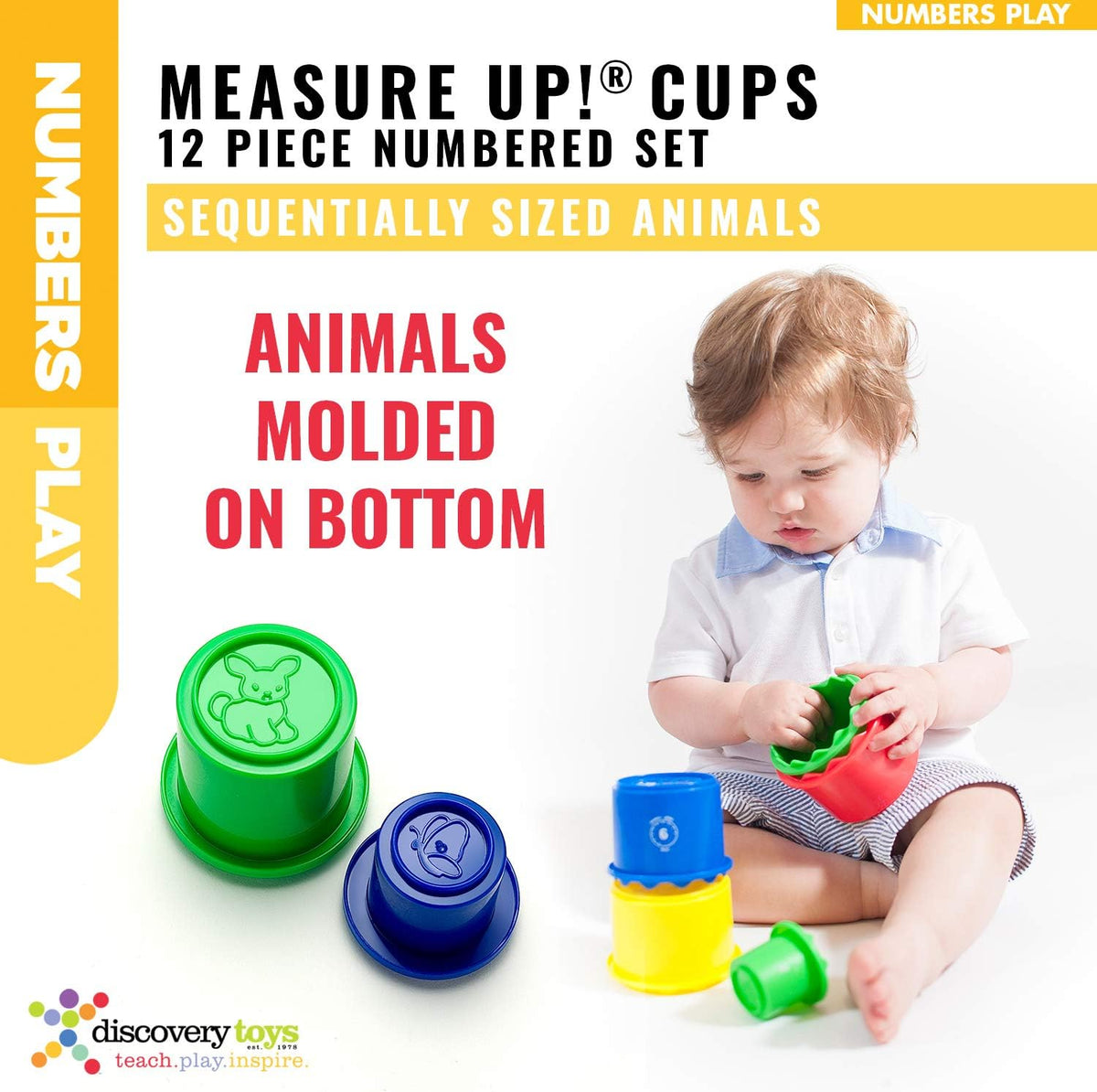 Discovery Toys Tazas Measure UP Juego educativo de