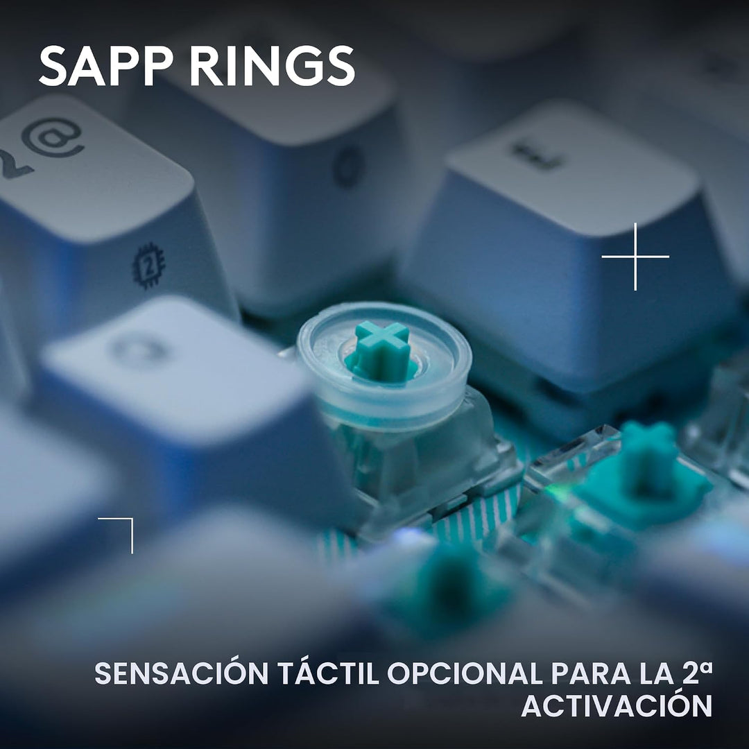 Logitech G 512 X 75 Dual SWAP, teclado analógico\/mecánico para jue...