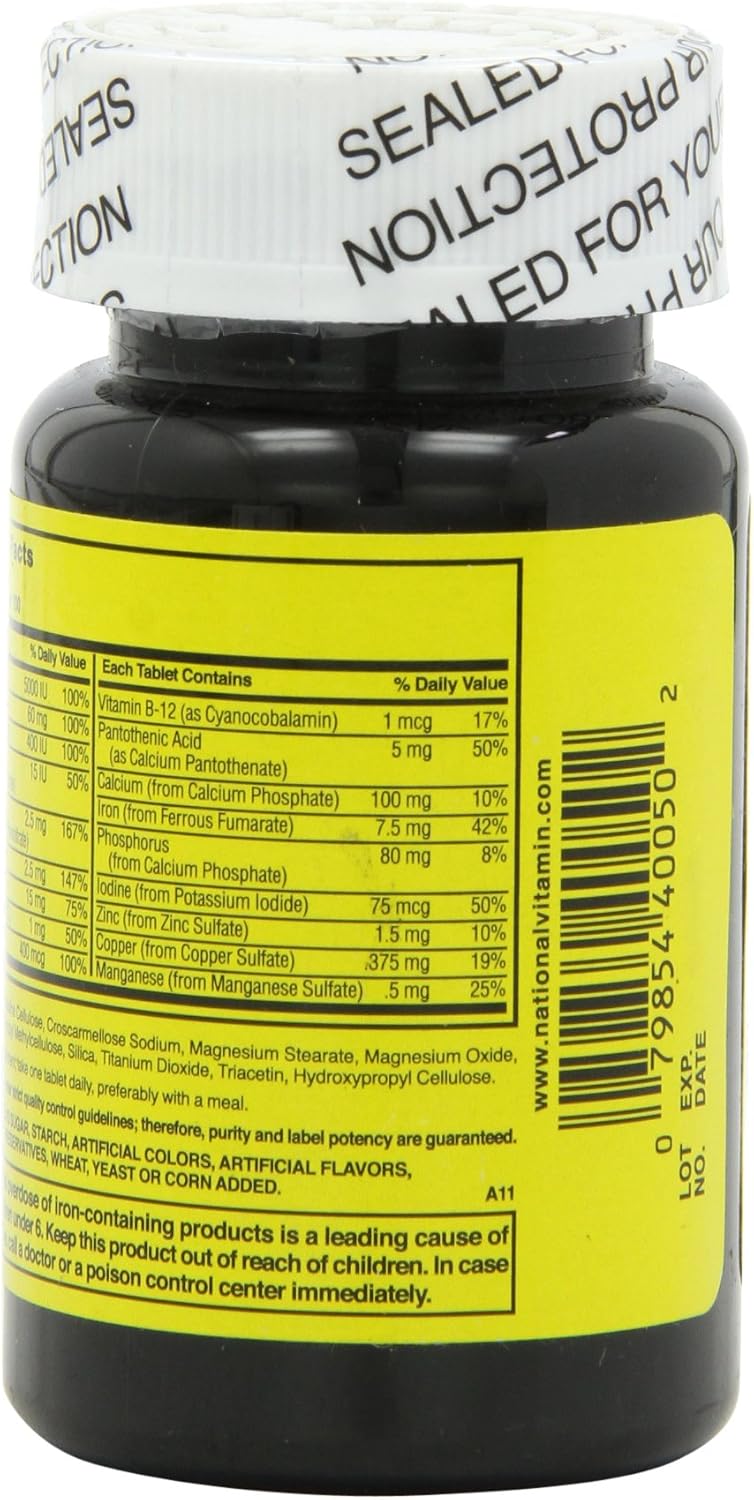 Nature's Blend NAT B MULTIVITAMINA & MIN TB, surtido, 100 unidades