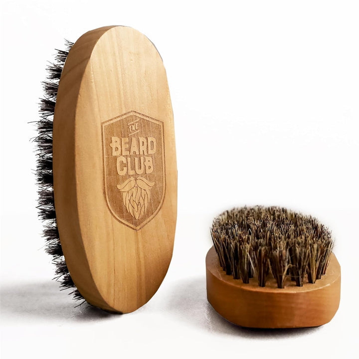 Beard Club - Cepillo de cerdas de jabalí para hombre, herramienta d...