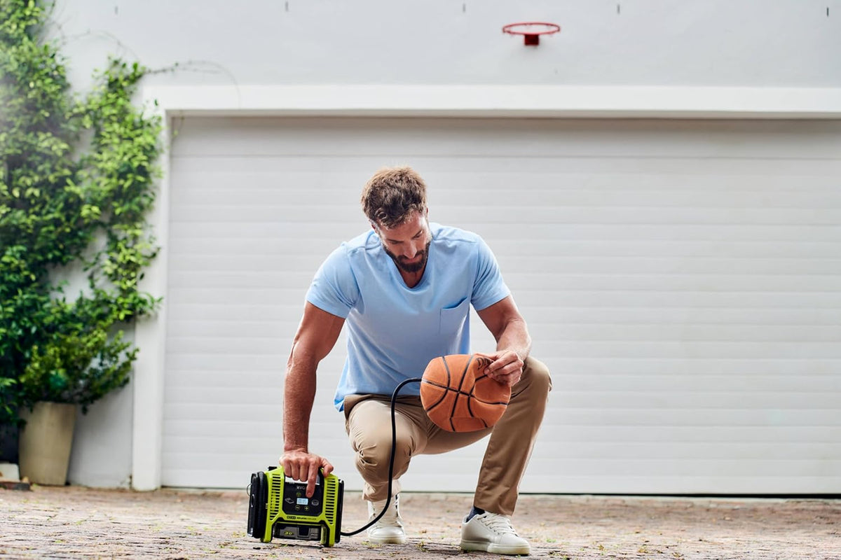 RYOBI 18V ONE+Batería Multicompresor R18MI-0 Digital Max Presión 10...