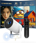 【Enfoque eléctrico】Mini proyector Magcubic compatible con 4K, proye...