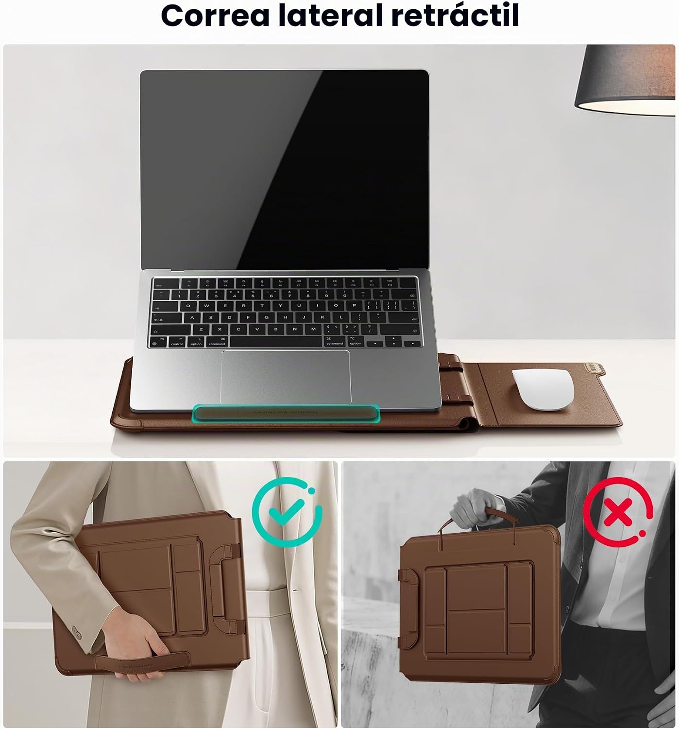 Nillkin Funda para laptop de 16 pulgadas con asa (4 en 1), 2 modos...