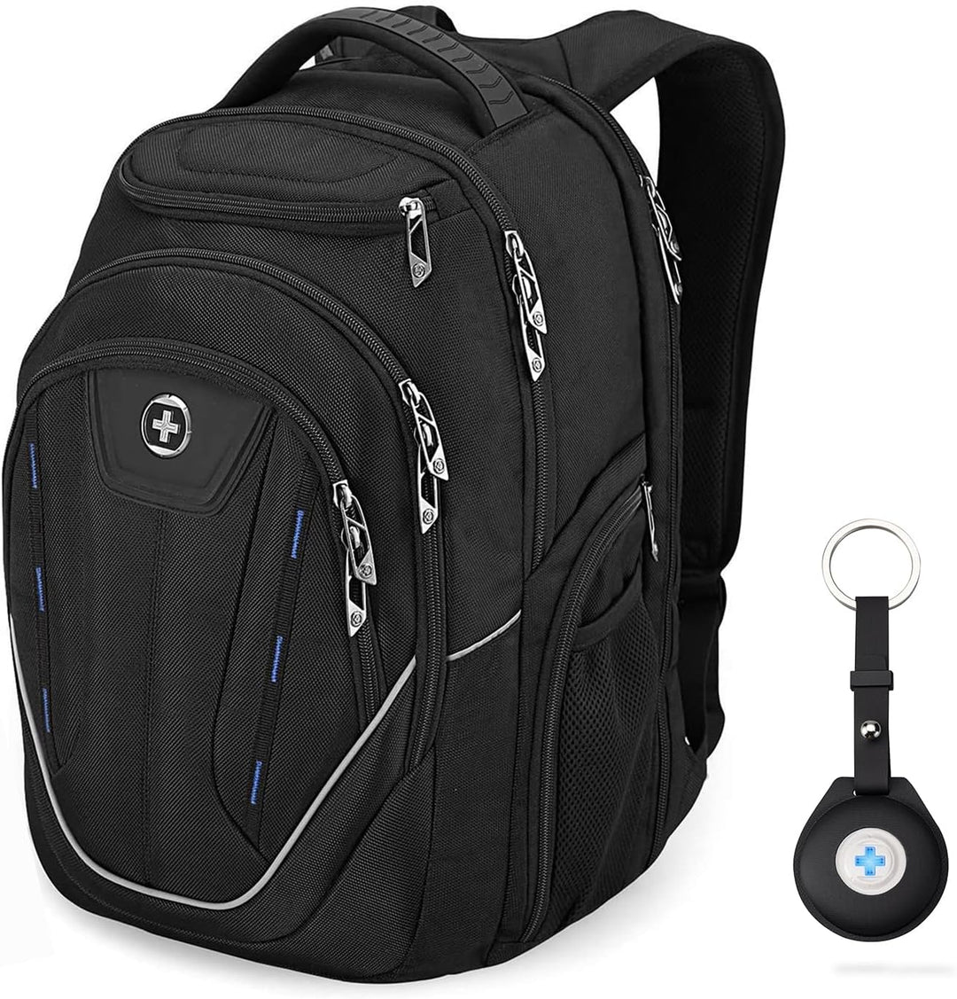 Swissdigital Design TSA - Mochila para laptop de negocios para homb...