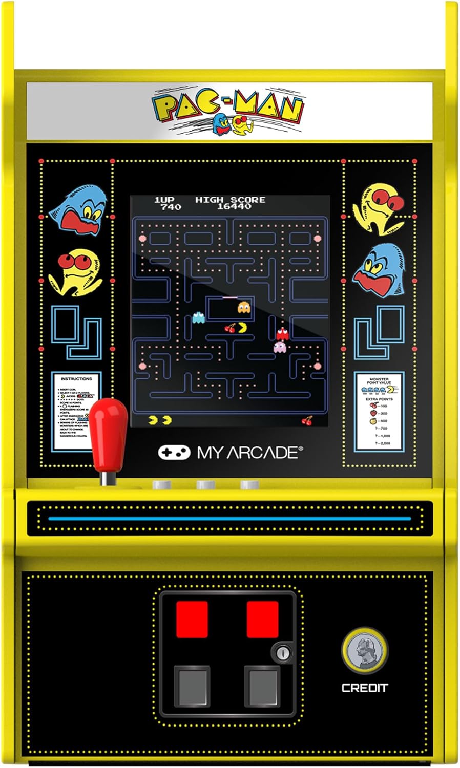 My Arcade Pac-Man Micro Player Pro: Juego de arcade retro mini port...