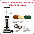 Koblenz P-2600A Máquina de champú para alfombras, pulidora de piso de 12