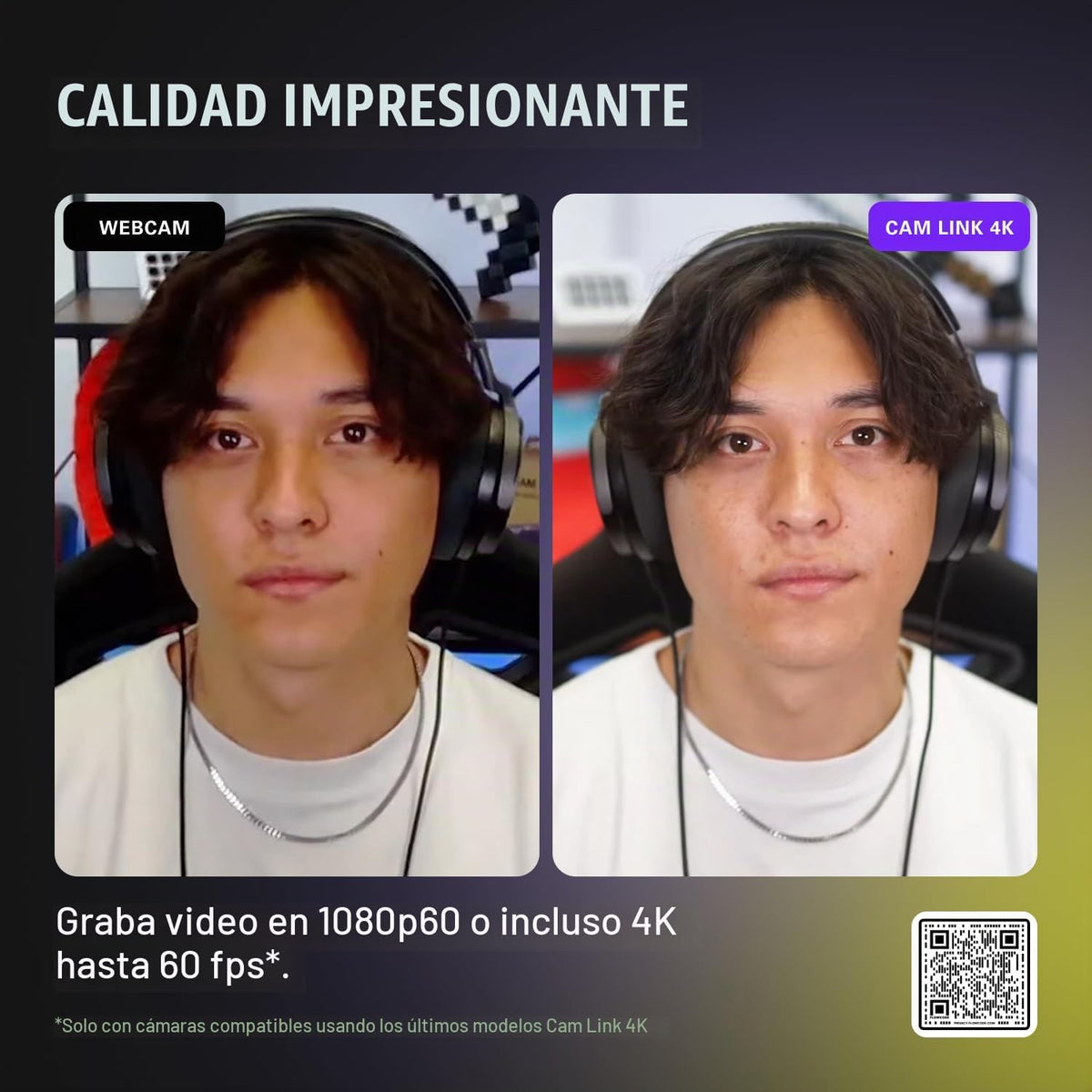 Elgato Cam Link - Tarjeta de captura 4K para cámara réflex digital, videocámara, cámara de acción
