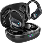HAOYUYAN Auriculares inalámbricos, auriculares Bluetooth deportivos...