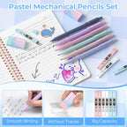 Nicpro 50PCS lindo espiral cuaderno estacionario conjunto para las mujeres