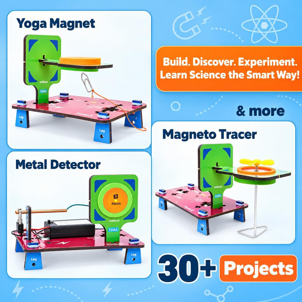 Butterfly EduFields 30in1 STEM Science Projects Kit para Kids Ages 8-10-12