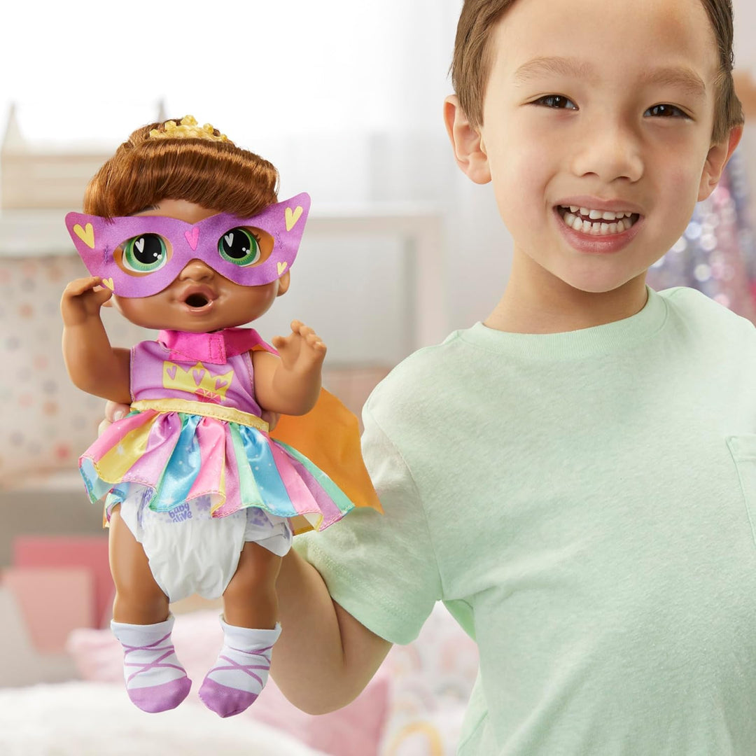 Baby Alive Super BFF Sophia Sparkle Brown Hair Dress Up Baby Doll P...
