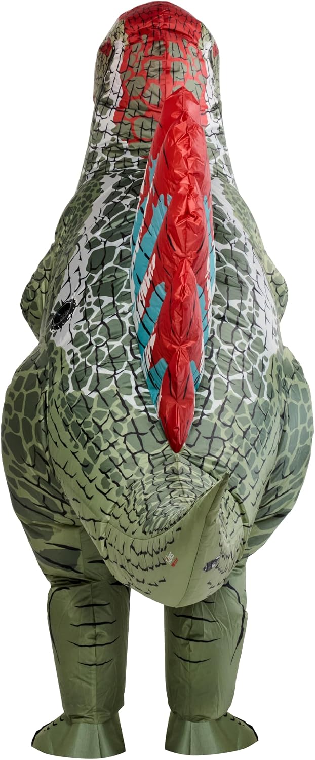 Rubies at Party City Jurassic World: Disfraz inflable de dinosaurio para adultos