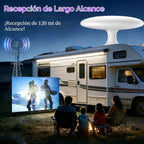 Antena de TV RV al aire libre para cámper, antena digital RV montaje en