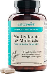 NatureWise Multivitamínico para mujeres + apoyo al estrés con alime...