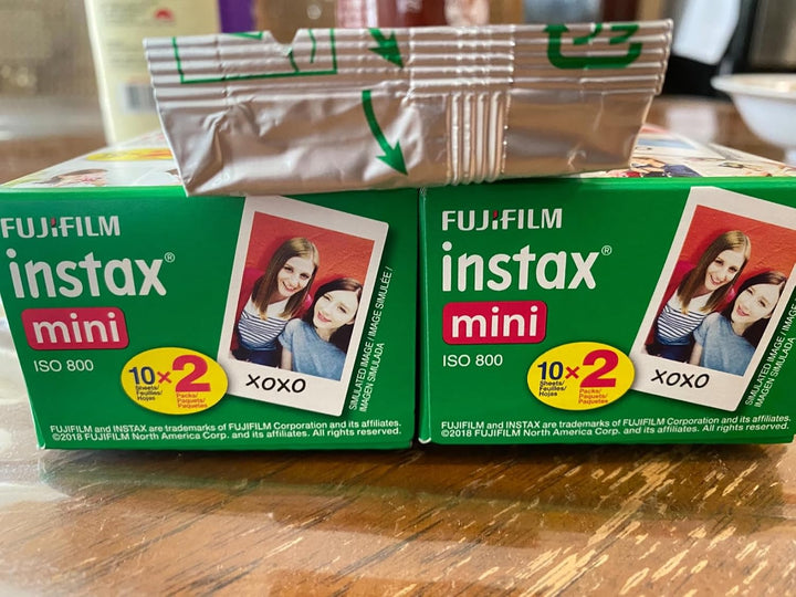 Fujifilm Mini película instantánea, 2 x 10 brotes, 40 exposiciones...
