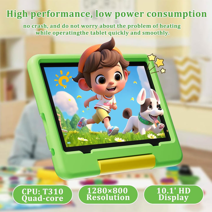 PEICHENG - Tablet para niños con estuche protector EVA, Android 15....