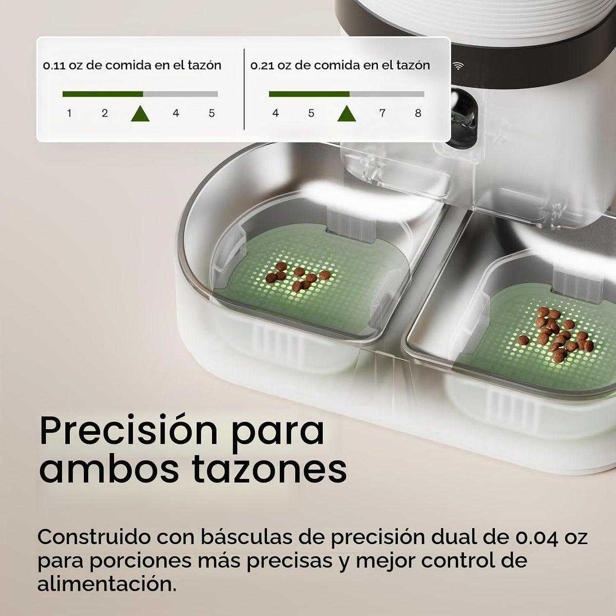 PETLIBRO Alimentador automático para gatos 2 gatos, registro de admisión de