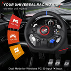 Gamrombo Juego de ruedas de carreras de 11 pulgadas para PS5/PS4/PC