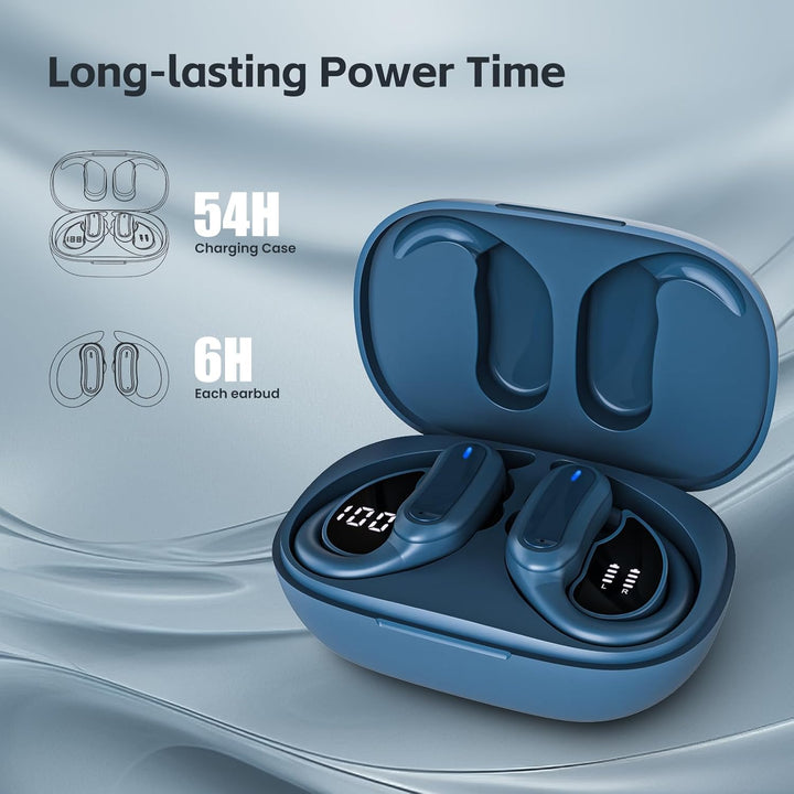 Auriculares inalámbricos, auriculares Bluetooth 5.4, auriculares es...