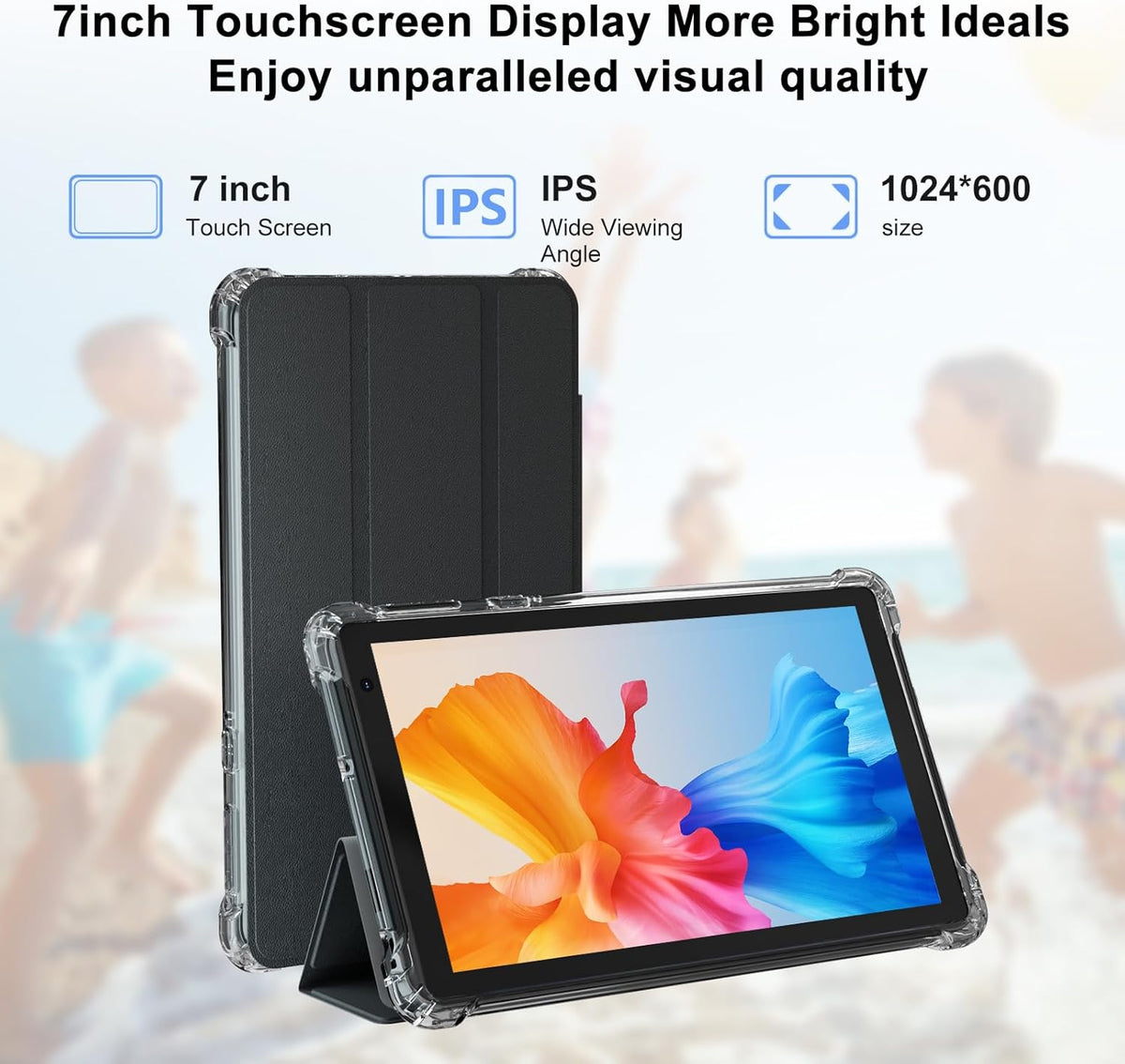 PEICHENG Tableta con Estuche Protector, 7" IPS 1024 * 600 Andro...